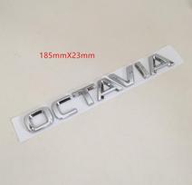 1pc 3D ABS for Octavia Superb RAPID FABIA KAMIQ KODIAQ YETI car emblem letter badge Rear tail Trunk sticker Decal for SKODA