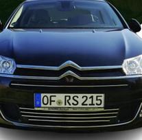 Citroen C5 III - Chromuotos Juostelės Ant Chromuotos Grotelės