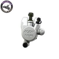 Gnyduw Silver/Black Rear Brake Caliper  For Chinese 50cc 70cc 90cc 110cc 125cc 140cc 150cc 160cc Pit Dirt Bike Parts sidabras