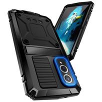 For Galaxy S20 S21 FE S23 S26Ultra S24 S25 Edge S22 Plus Heavy Duty Military Metal Case Shockproof  Armor Cover Screen Protector Galaxy S26 Ultra juoda