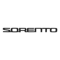 3D ABS SORENTO raidžių logotipas galinio buferio bagažinės dangčio lipdukas automobilio stilius KIA Sorento 2004-2020 2021 m. Automobilio priedai black