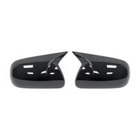 Atsarginiai galinio vaizdo šoninių veidrodėlių dangteliai Toyota Corolla 2007-2013 Vios Yaris Sedan P90 2008-2013 anglies pluošto blizgus juodas Gloss Black