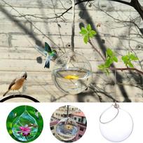 Humming Glass Feeder Outdoors Bird Feeder Hummingbird For Garden Fashion Manually Blowing Glass Hummingbird Feeder Fast (White,One Size) balta