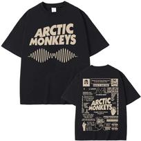 2026 Hot Sale Retro Arctic Monkeys Album Tour Double Sided Graphic T Shirt Men Women Hip Hop Punk Rock T-shirt Hip Hop Streetwea Tshirt 4XL