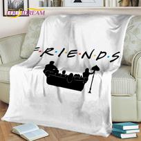 Classic Central Perk Friends TV Show Blanket,Soft Throw Blanket for Home Bedroom Bed Sofa Picnic Travel Office Cover Child Gift 75x90cm