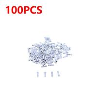 100-1000pcs Bicycle Brake Shifter Cable Tips Aluminum Brake Line Derailleur Shift Inner Wire End Caps Crimps Bike Accessories 100PCS