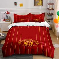 Manchester United emblem. Bedding sets Duvet cover sets Duvet covers Pillowcases(1 * Duvet Cover 2 * Pillowcases without duvet insert) 135x200cm