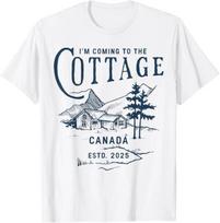 Coming Cottage Canada Estd. 2025 Retro Vintage T-Shirt 2XL