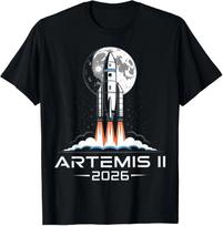 Artemis II Back to the Moon 2026 T-Shirt XL