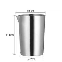 500ML Stainless Steel Cocktail Shaker Mixer Drink Mixing Glass Bartending Utensil Bar Cocktail Whisks Coffee Cup Stirring Tin sidabras