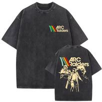 Game Player Arc Raiders Vintage Washed T Shirt Mens Gothic Fashion  Cotton Tee Yk harajuku High Quality Short Sleeved top L