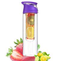 BPA Free Fruit Infuser Water Bottle Juice Shaker Sports Lemon Water Bottle Fitness Sport Fruit Drinking Bottles for Girl 800-1000ml