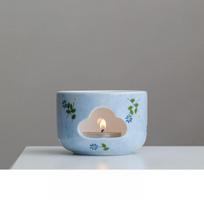 1PC Hand Painted Small Daisy Teapot Handle Beam with Filter Tea Making Household Kung Fu Tea Set Teapot