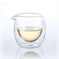 100ml/200ml Karščiui atsparus skaidrus dvigubos sienelės stiklinis arbatos ąsotis Gongdao arbatos puodelis Cha hai fair puodelis 100ml gryna