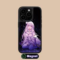 ReZero Emilia Waifu Matte Surface Magsafe Mobile Phone Case for iPhone 17 16 15 14 13 12 11 Air Pro Max Plus Colorful Cover iPhone 11