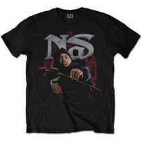 Nas NASTS01MB02 T-Shirt, Black, Medium S