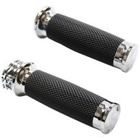 Universal 1In Hand Grips 25Mm Hand Grips For Touring Sportster 883 1200 XR For Silver SilverBlack