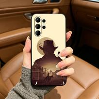 R-Red D-Dead Redemption RDR 2 Soft Silicone Case for Samsung S25, S24, S21, S22, S23, S30, Ultra, S20, Plus, FE, Lite-Black Samsung S23plus5G
