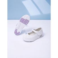 Double air cushion Velcro nurse shoes women's summer soft sole hollow breathable deodorant tired feet non-slip thick sole heightening medical shoes 34