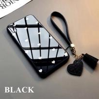 Case for POCO F7 Ultra F7 Pro Love Heart pattern Tempered Glass Phone Cases for POCO X7 X6 Neo M6 Pro X5 F5 Hard Cover Lanyard for POCO F7 Ultra