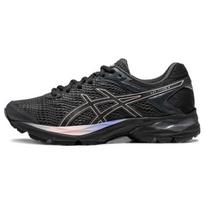 Asics Gel-Flux 4 Comfortable Mesh Synthetic Leather Durable Breathable Low-Top Casual Running Shoes Women sneaker Black 1012A523-004 35.5