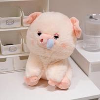 Pink Pig Nasal Mucus Piglet Plush Toy Stuffed Soft Anime Animal Doll Baby Hug Pillow Girl Birthday Toys Girlfriend Gift 23cm