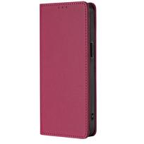 TCL 501/502 4G/5G Magnetic Flip Phone Case: Stylish, Simple, Anti-Drop, Stand & Card Slot. TCL 405/406/408 raudona