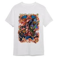 One Piece Straw Hat Crew Thousand Sunny Wano Retro TShirt Men Women Oversized Cotton Anime Graphic Tee Casual Streetwear Top S