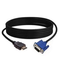 10M HDMI to VGA Cable with Audio for PC and LCD Monitor