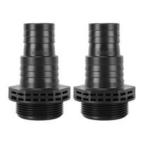 2 vnt. Siurblio jungtys Tinka SPS100 SPS75 SPS50 SPS25 32 38mm ABS Smėlio siurbliui Baseinui Baseinui Baseinui Pakeičiamos dalys Juodos