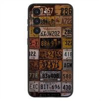 License Plates Phone Case For Samsung Galaxy A20,21s,22,31,32,52,53,72,73,80,91 Soft Liquid Silicone Black Cover SamsungJ2prime