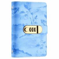 Password Lock Savings Challenge Binder Waterproof Budget Bill Planner  Money Saving Challenge mėlyna