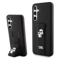 Etui Karl Lagerfeld Gripstand Saffiano Karl&Choupette Pins Do Galaxy S23 Fe, Czarne