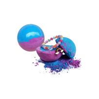 Bath Bomb Bracelet Toy Bath Fizzy Bathing Toy with Beaded Bracelet and Charm for Kids and Adults Relaxing Bath Time Fun One Size