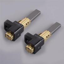 B98A-2Pcs Replacement Carbon Brush Holder 6.5X11x32mm Fit For  Vacuum Cleaner Motor Black  Gold