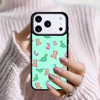 Dinosaur Phone Case For Apple iPhone 17 Air 16E 15 14 Plus 13 12 11 Pro Max Mini Funda Cover iPhone 14 Pro Max