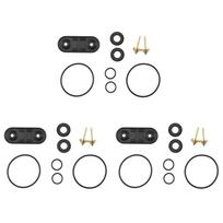 3X Naujas šildytuvo valdymo vožtuvo remonto komplektas Mercedes-Benz W124 W220 Automobilio priedai 2208300184 A2208300184 juoda
