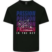 Motorcycle Passion Is the Key Biker Mens Light Cotton T-Shirt Unisex T-Shirt S įvairiaspalvis