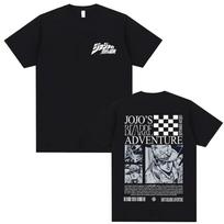 Anime JoJo's Bizarre Adventure Star Platinum Kujo Jotaro T-shirt Men Cotton Casual T Shirt Unisex Fashion Streetwear S įvairiaspalvis