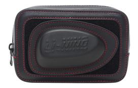 Li Ning Polyurethane One Shoulder Crossbody Fanny Pack Regular Unisex Black ABDS148-1