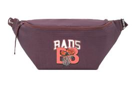 Li Ning Polyester Sling Bag, Fanny Pack Regular Unisex Deep Purplish Red ABDT343-2 One Size