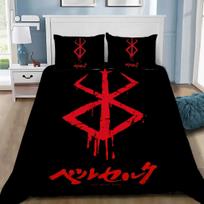 Anime Berserk Bedding Set Berserk Duvet Cover Pillowcase Adult Boy Girl Bedroom Decoration Single Double Large Size 135x200cm