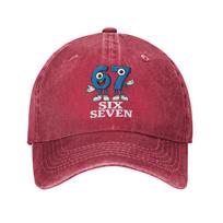 Unisex  Six Seven  Funny Italian Brainrot Cap Wear Baseball Cap Vintage  Trucker Hat Adjustable One Size