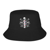 Custom Barber Shop Bucket Hat Women Unisex Hairdresser Hairstylist Outdoor Sun Summer Camping Fishing Cap