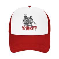 Escapes from Tarkovs Art Symbol Mesh Sun Hats Game Fans UnisexTeens Design Trucker Hat Spring Vintage Kpop Rock Adjustable Cap One Size