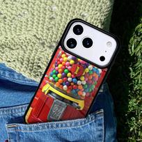 Space Bubble Gum Dispenser Phone Case For iPhone 17 AIR 16 Pro Max 15 14 Pro 11 12 13 Shockproof Silicone Cover iPhone 13 Pro