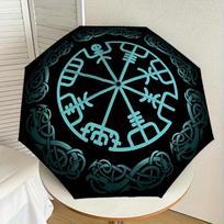 1pc Vegvisir, Norse Print Umbrella , Multi-functional Umbrellafor Men & Women, Valentine's Day Anniversary Gift0818019