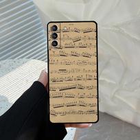 Sheet Music Case For Samsung Galaxy S23 Ultra S21 S22 S24 S25 Ultra S9 S10 Plus S21 S24 FE Cover Funda Note 20 Ultra