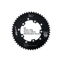 MAGICBROS BCD 110MM/130MM Dual Use Fixed Gear Bike Round Chainring 50/52/54/56/58/60T Only compatible with 1/8  chains 50T