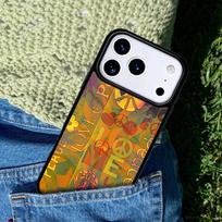 Hippy Hippie Psychedelic Art Peace phone case cover Compatible with for IPhone 17air 16e 15 14 13 12 11Pro Max 17 Air iPhone 13 Pro Max